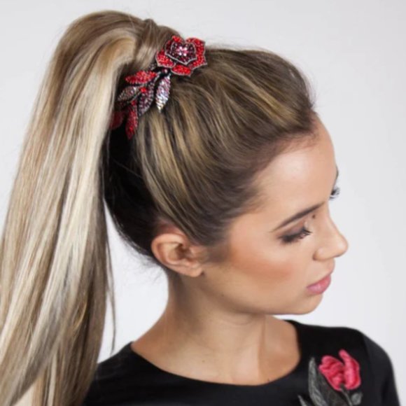 Never Worn Soho Style Pink Dancing with the Stars Rose Barrette - Picture 6 of 6